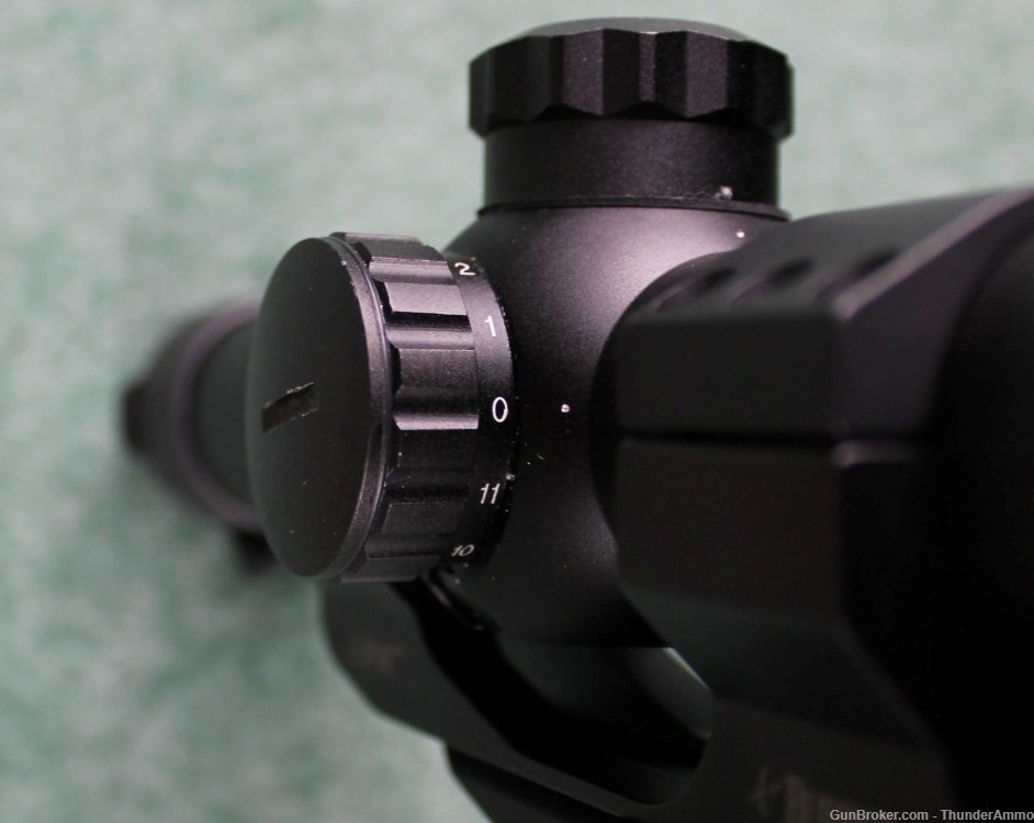 Millett DMS 30mm Donut Red Dot 1-4x24" Riflescope W/ Burris P.E.P.R. Rail-img-5