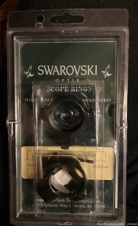 Swarovski 30mm Scope Rings, high base, turn in-img-0