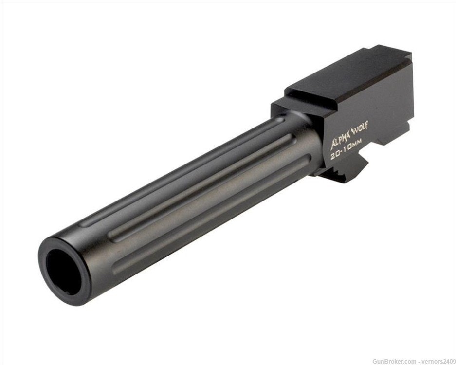 10mm glock 20 barrel black fluted-img-0