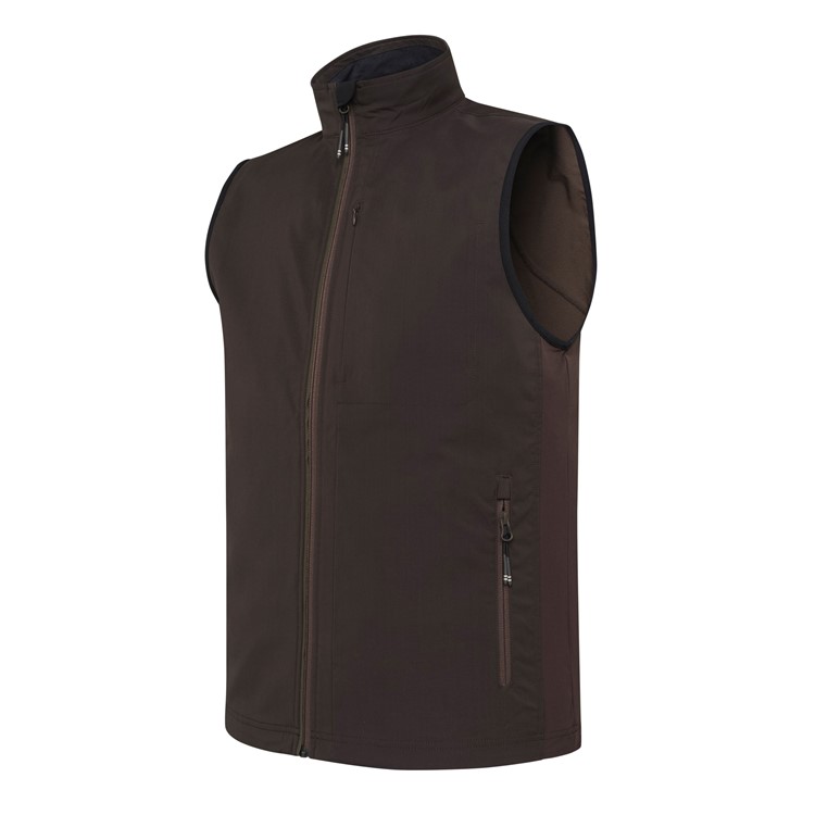 BERETTA Men's Windshell EVO Brown Bark Vest, Size: L-img-0