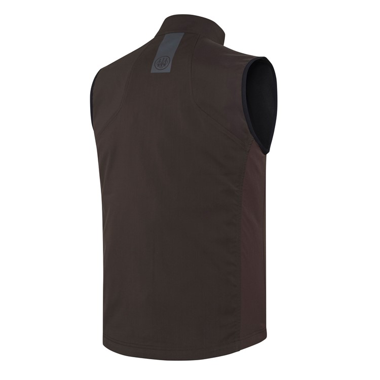 BERETTA Men's Windshell EVO Brown Bark Vest, Size: M-img-1