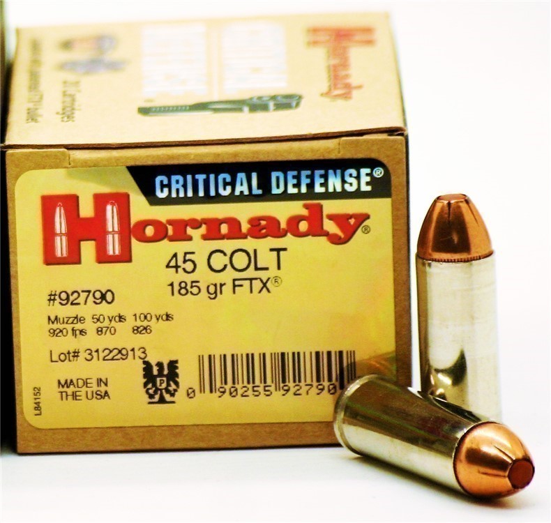 45 COLT FTX HORNADY Critical Defense 410 JUDGE ammo 45 LC FTX + 410 COMBO -img-3