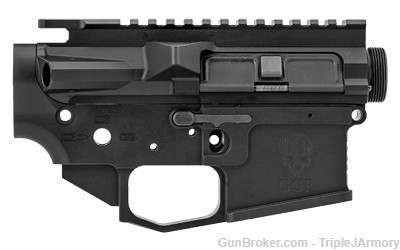 Grey Ghost Precision, AR-15 Billet Receiver Set, 223 Rem/556NATO, BLACK-img-0
