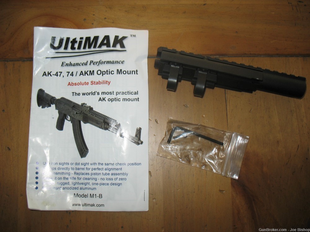 Ultimak Model M1-B Optic Mount, Picatinny Rail AK47, AK 74-img-0
