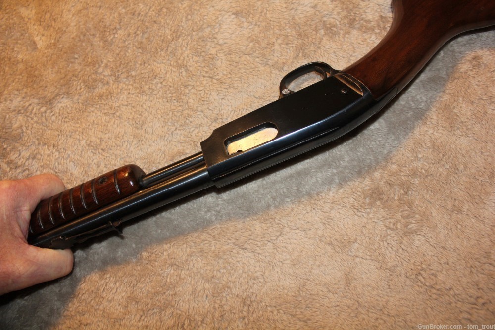 WINCHESTER MODEL 61 , 22 CAL. PUMP ACTION RIFLE.GROOVED RECEIVER-img-2