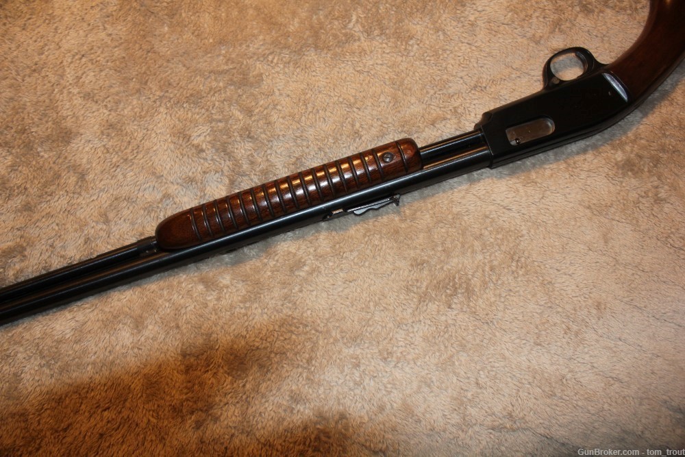 WINCHESTER MODEL 61 , 22 CAL. PUMP ACTION RIFLE.GROOVED RECEIVER-img-6