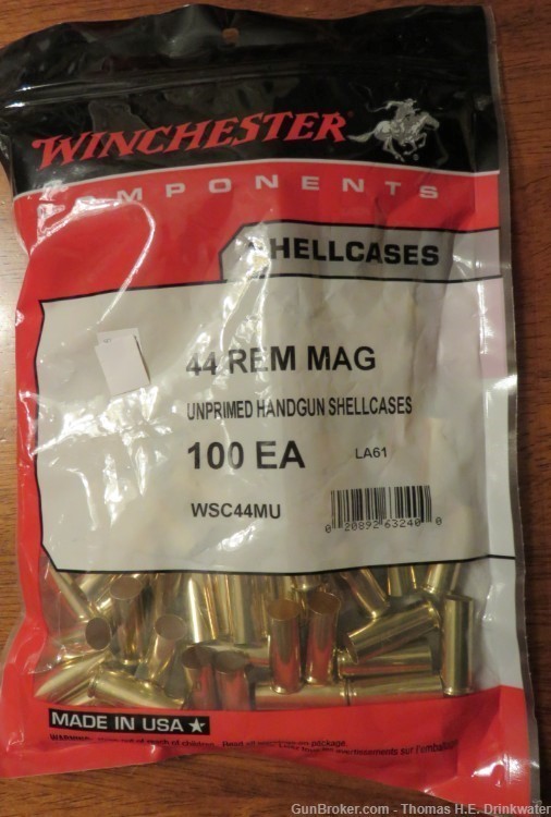 44 Mag WInchester Unprimed Brass NEW-img-0