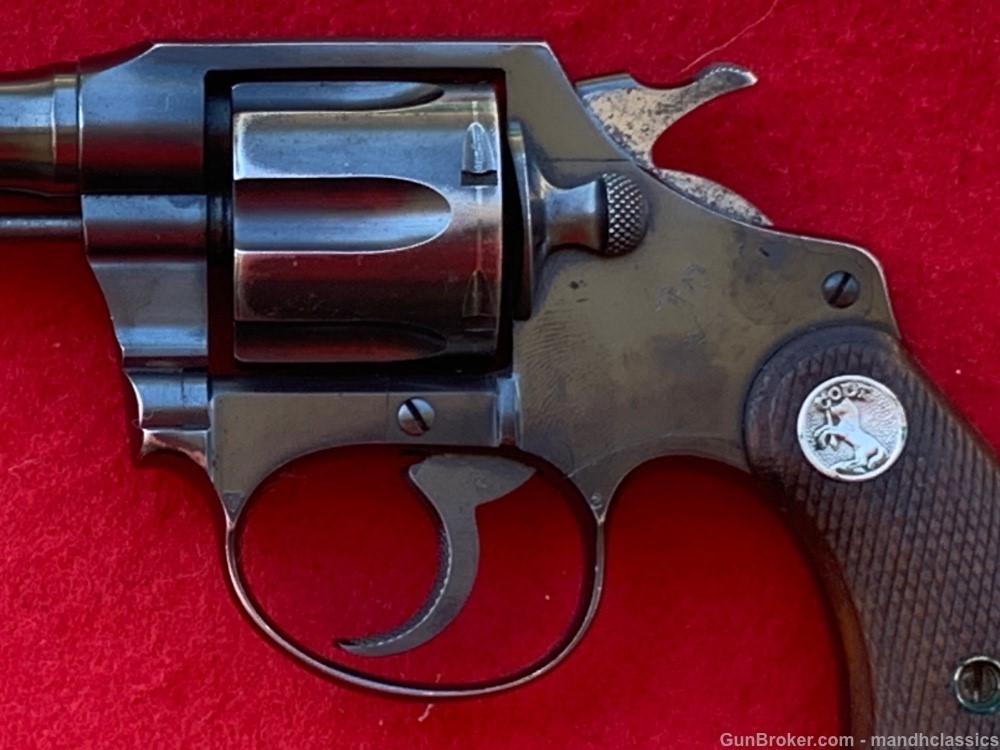 Nice 1930 Colt Police Positive, 4" bbl, blued, 38 Colt, RAILWAY EXPRESS -img-9