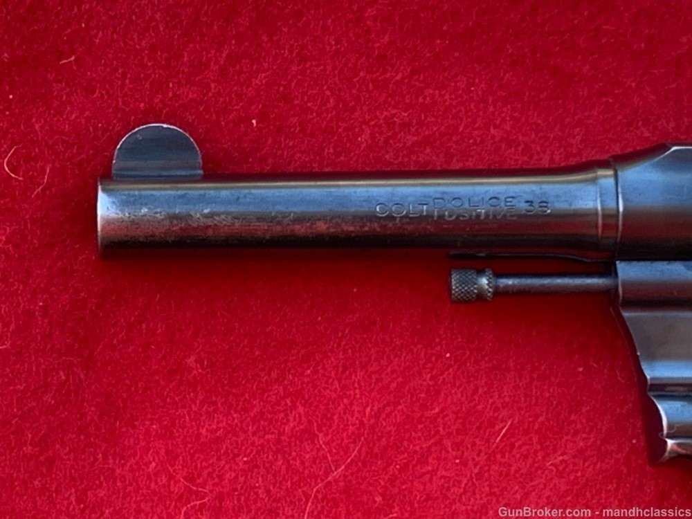 Nice 1930 Colt Police Positive, 4" bbl, blued, 38 Colt, RAILWAY EXPRESS -img-10