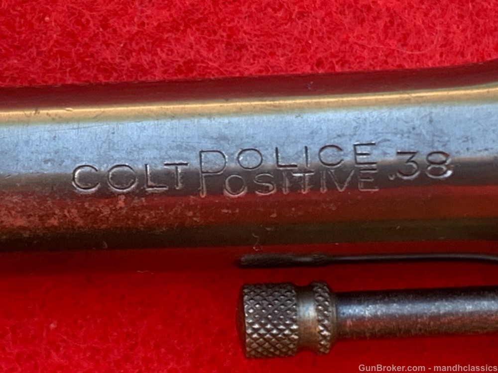 Nice 1930 Colt Police Positive, 4" bbl, blued, 38 Colt, RAILWAY EXPRESS -img-11