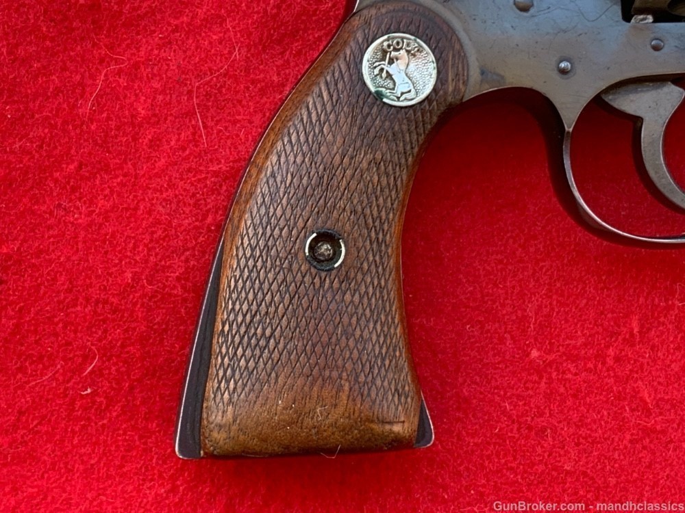 Nice 1930 Colt Police Positive, 4" bbl, blued, 38 Colt, RAILWAY EXPRESS -img-1