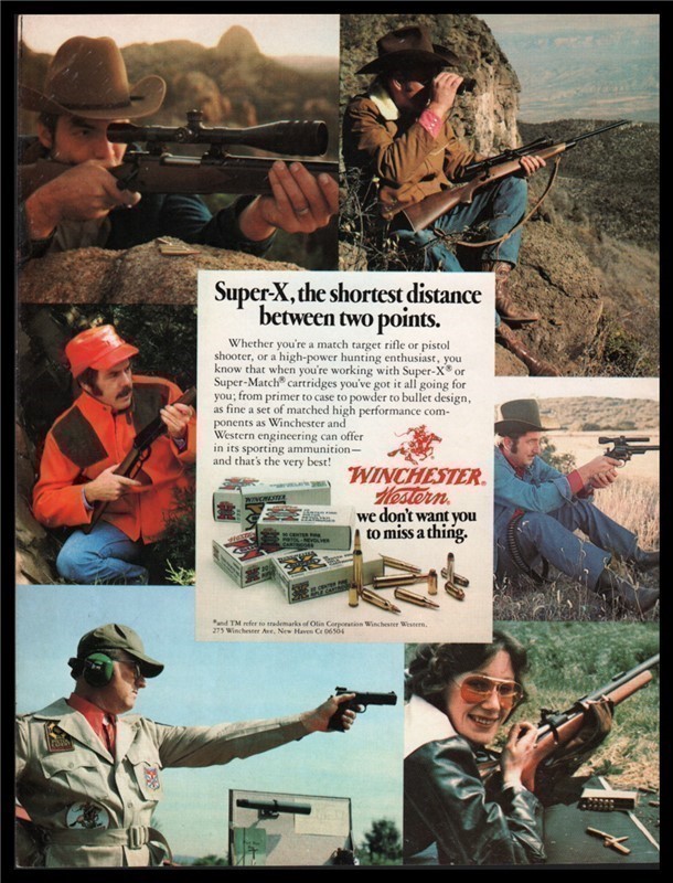 1978 WINCHESTER Western Super-X Ammunition Vintage Hunting AD-img-0