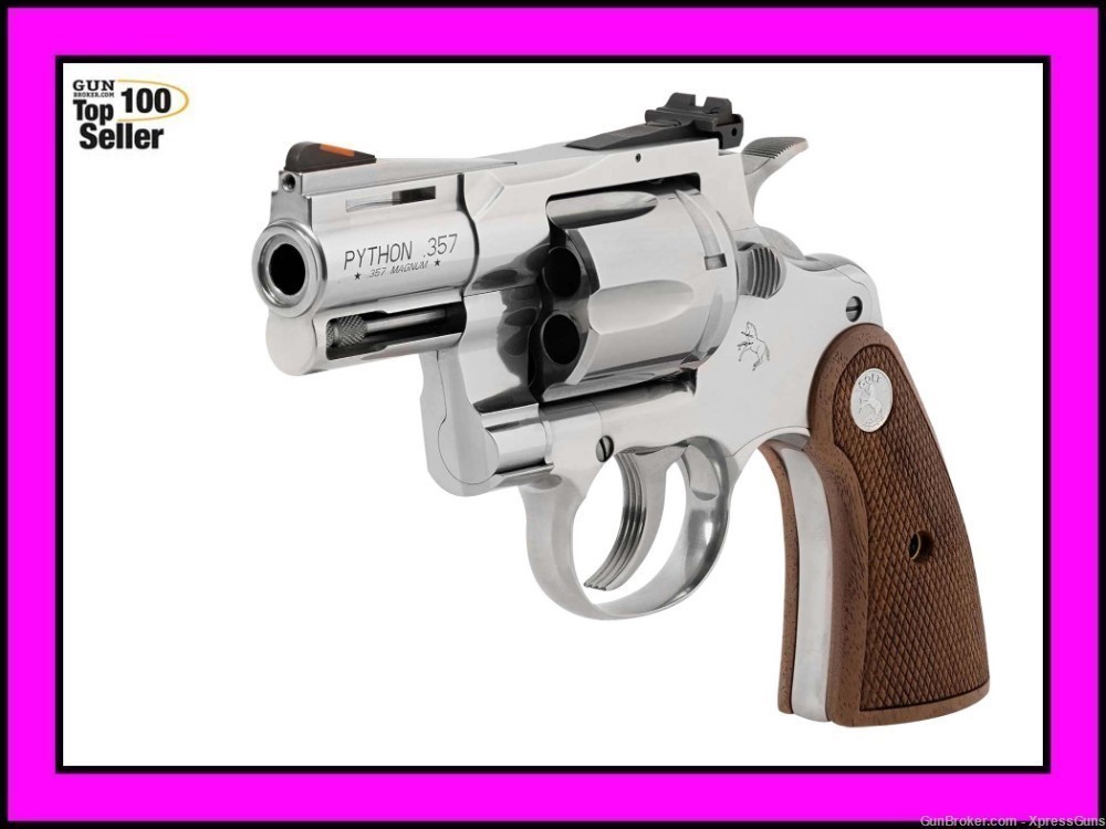 [JUST RELEASED] 2024 COLT PYTHON 357 MAG 2.5" SEMI-BRIGHT STAINLESS-img-0