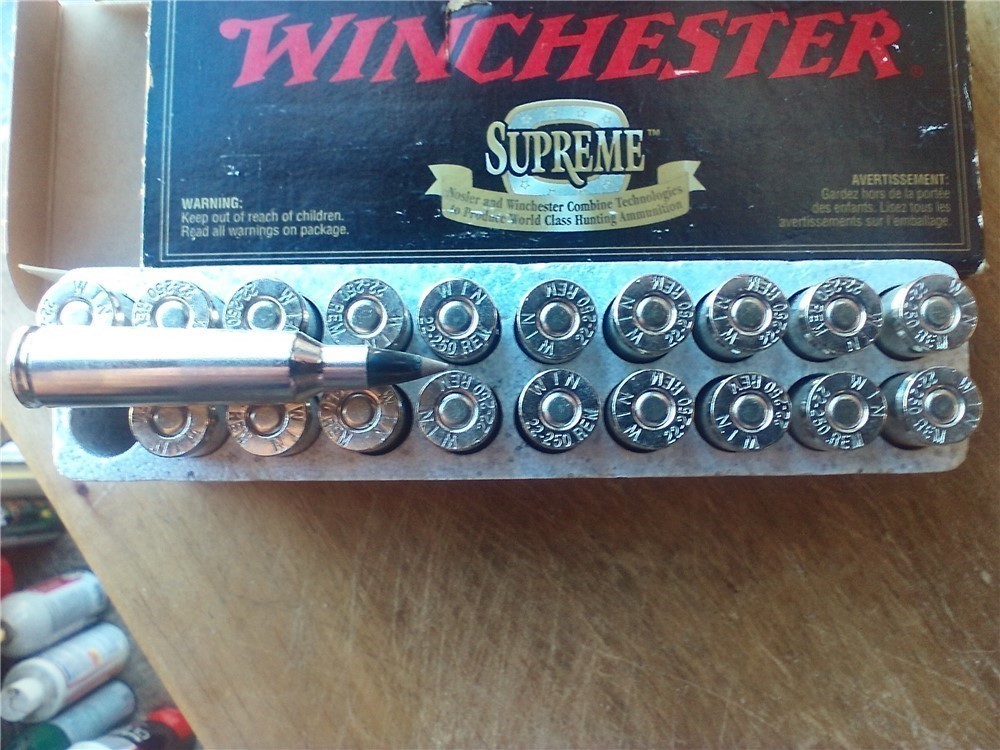 Winchester Supreme Ballistic Silvertip 22/250 Rem.ammo-img-1