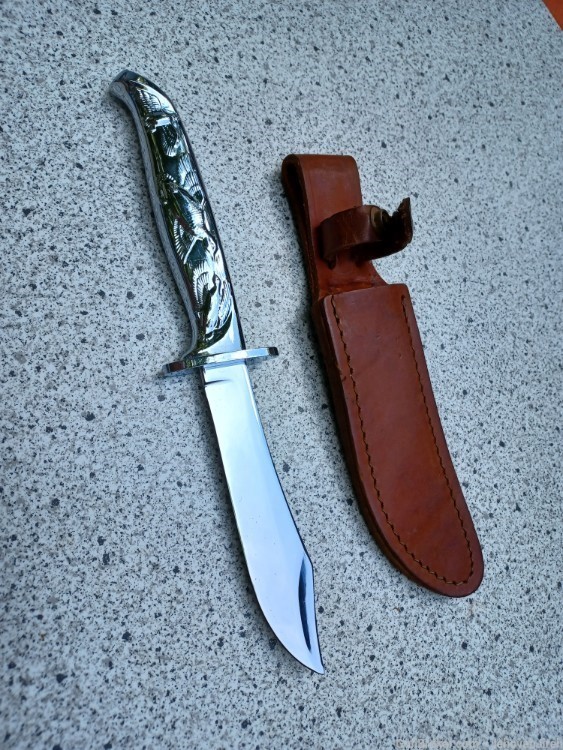 Saladmaster made hunting knife scarce, Vietnam War private purchase -img-0