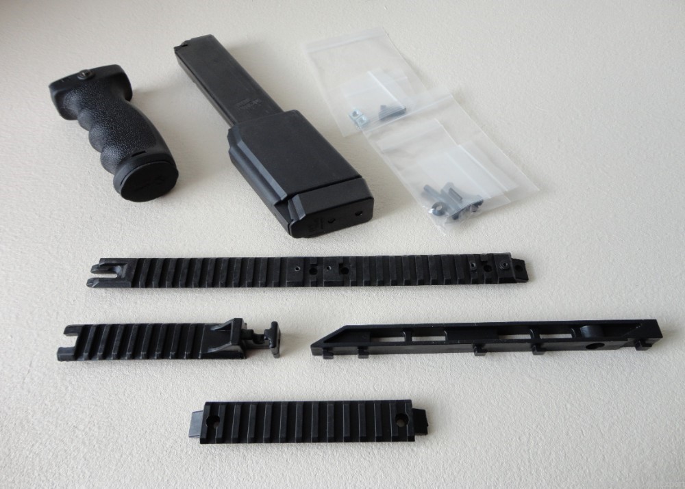 Parts For : Hi-Point 4095TS : Pro-Mag Extended Magazine / MFT Grip / Rails-img-0