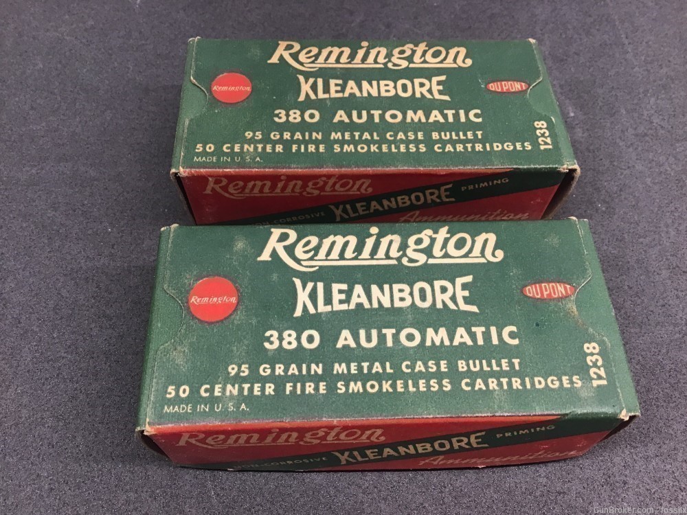 Remington Kleanbore 380 Automatic 95 Grain Metal Case Bullet 74 Bullets -img-1