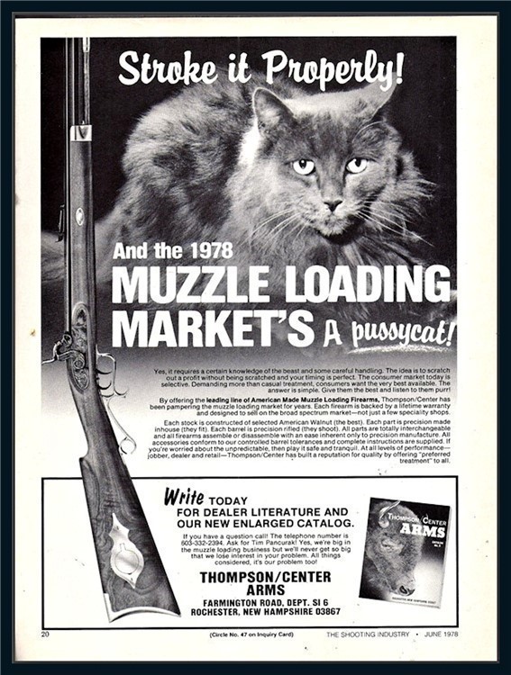 1978 THOMPSON CENTER ARMS Muzzle Loading Rifle AD-img-0