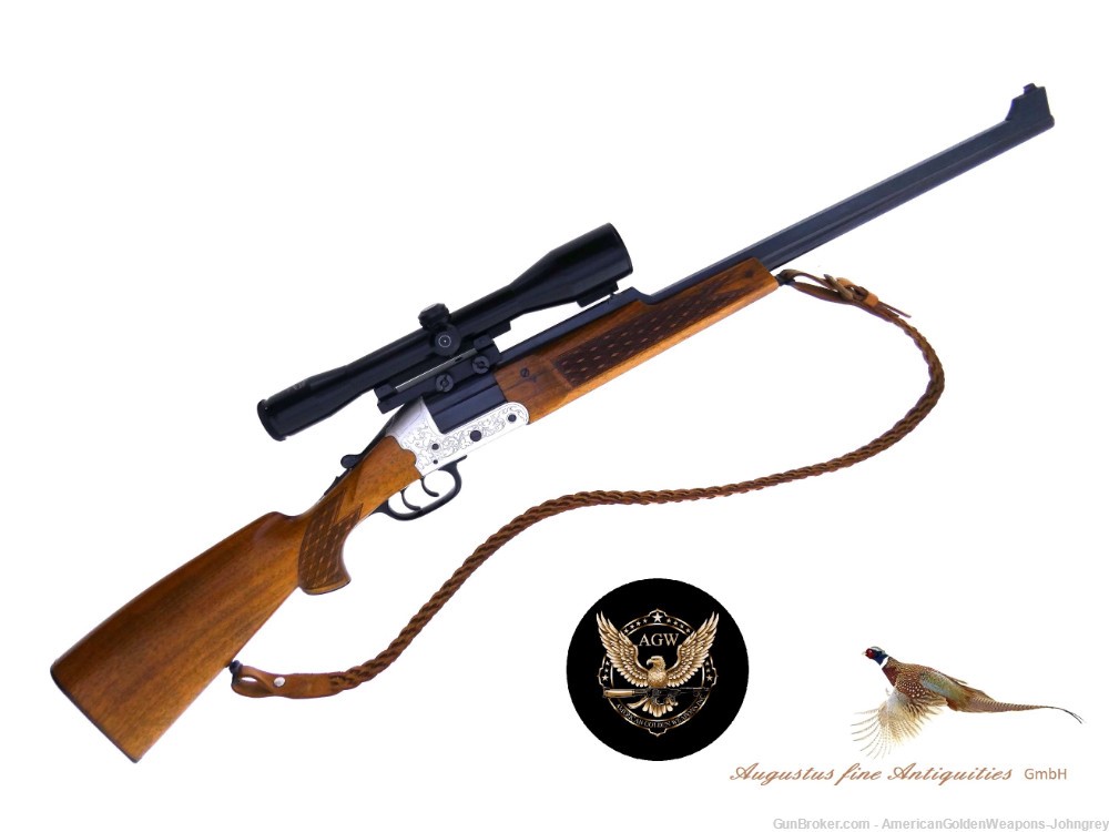 1967 German Heym Hunting Rifle 7x57R  NR Penny Start-img-0