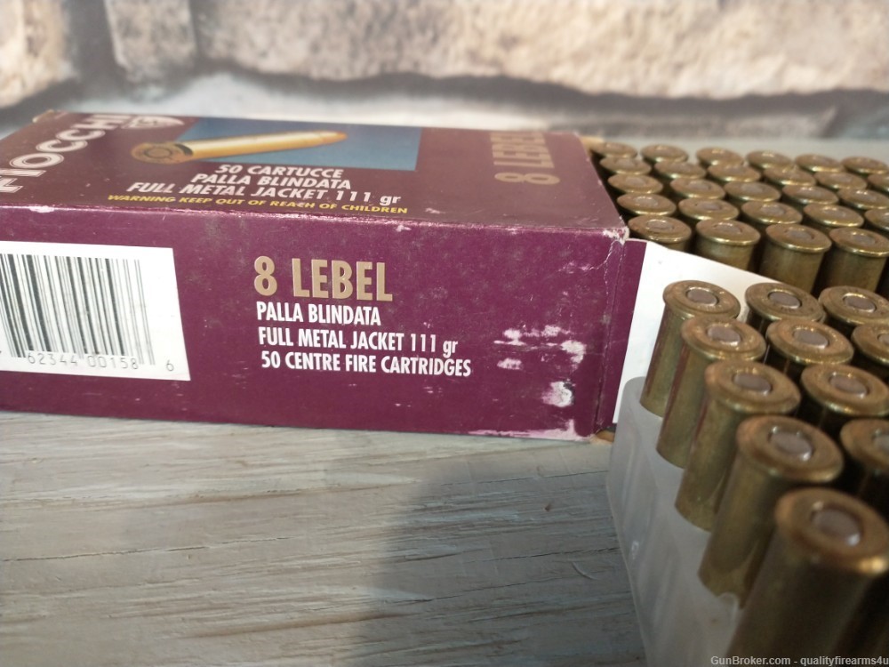 8 LEBEL CALIBER...... 86 ROUNDS of FIOCCHI   BUY NOW!-img-1