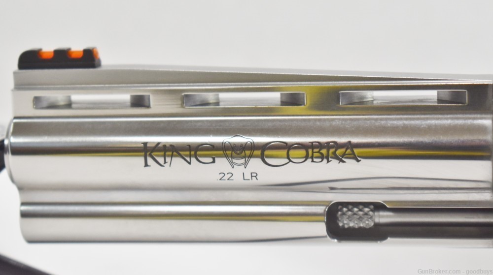 COLT KING COBRA 22LR 4.25" STAINLESS STEEL KCOBRA22-SP4RFO RARE BRAND NEW-img-2