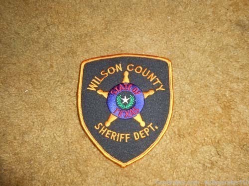 Wilson County, Texas Sheriff Dept. Patch  -  FP-159-img-0