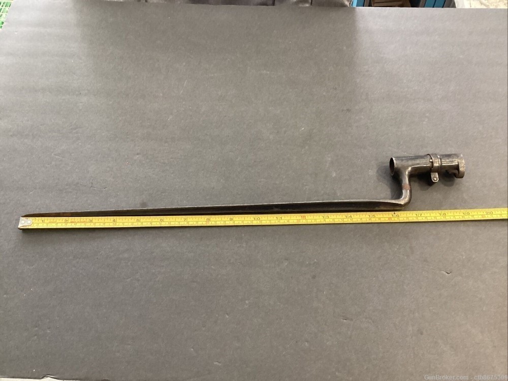 U.S. Union Army Civil War Musket Springfield Rifle Socket Bayonet Marked U.-img-10