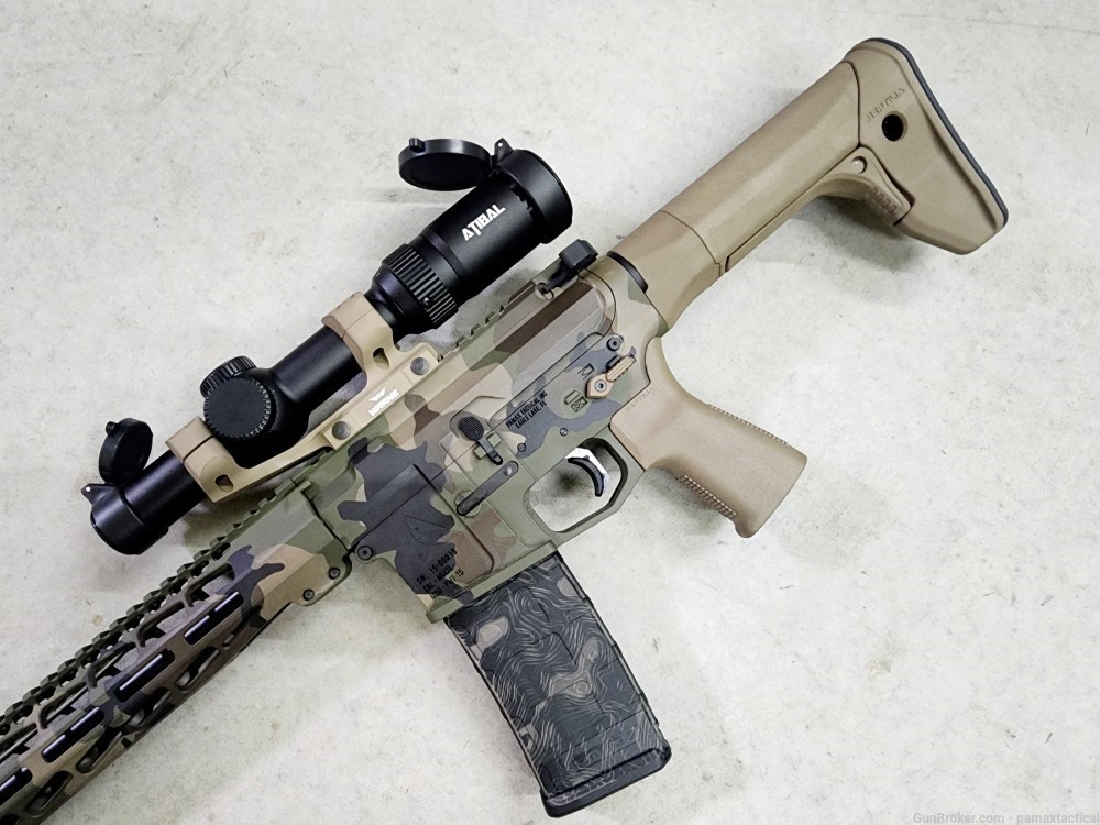 PAMAX PMT-15 RECCE 14.5 Pin & Weld Woodland Rifle AR15-img-3