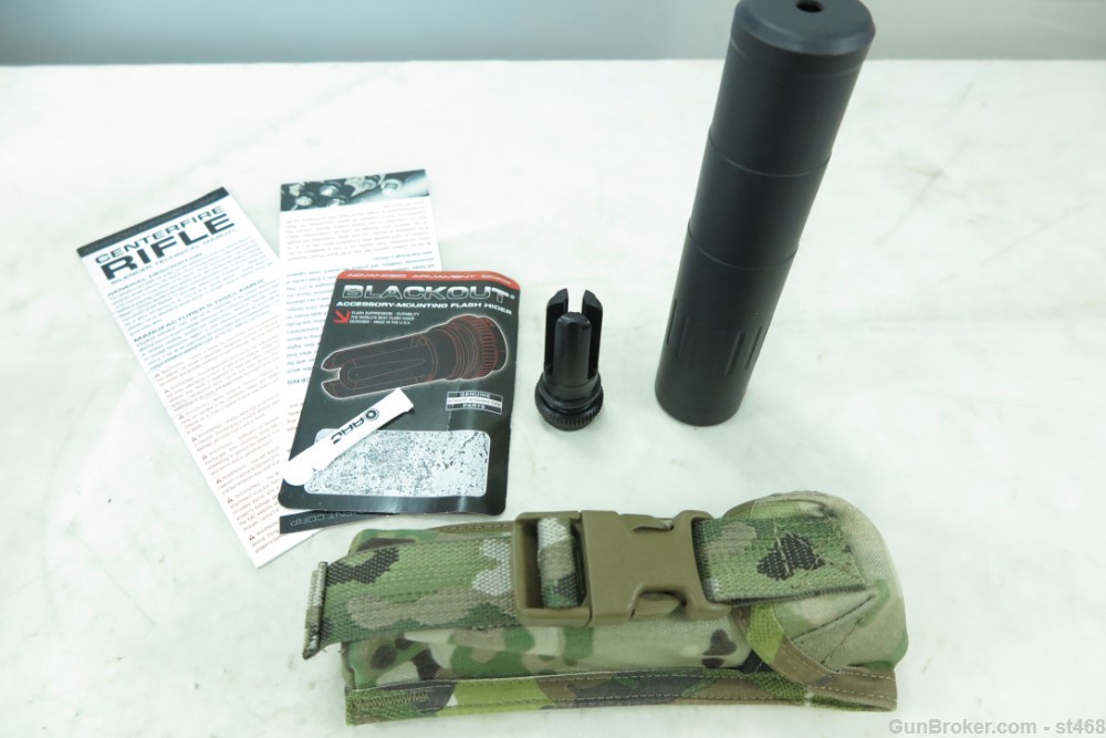 AAC M4-2000 5.56mm Silencer W/QD Hider New in Box NOS $.01 NO Reserve!-img-1