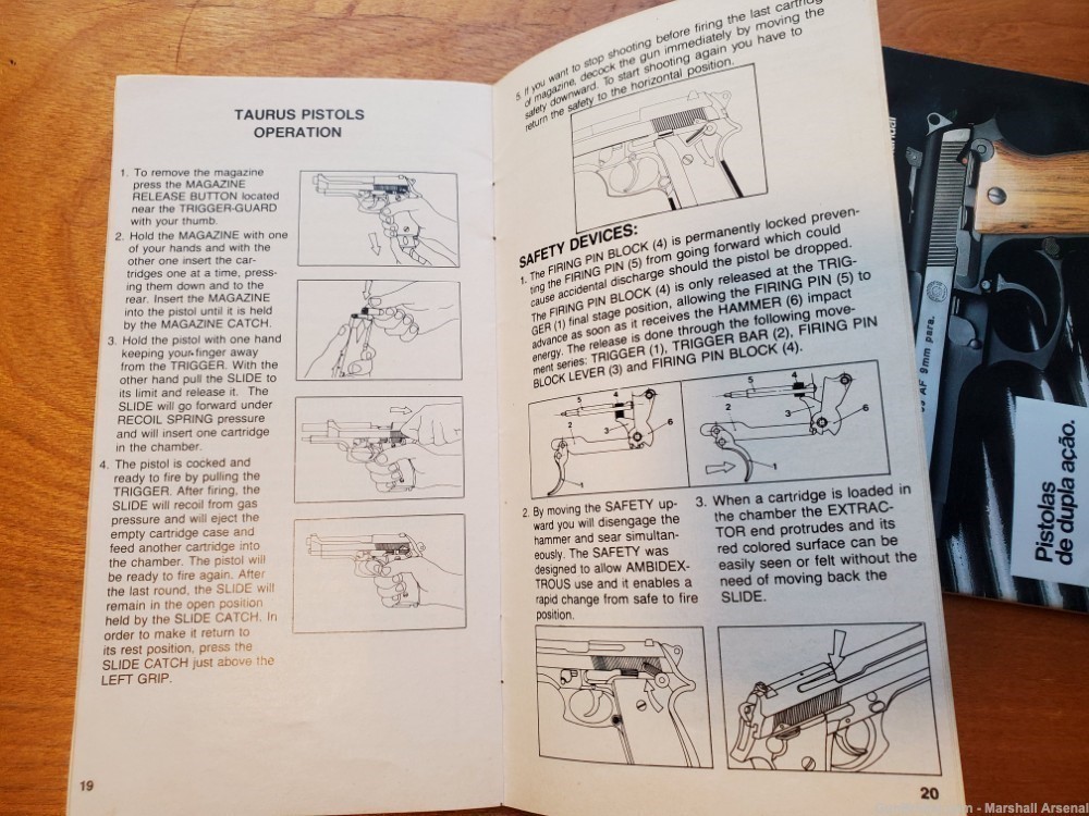 Taurus PT Original 1986 Manuals -img-2