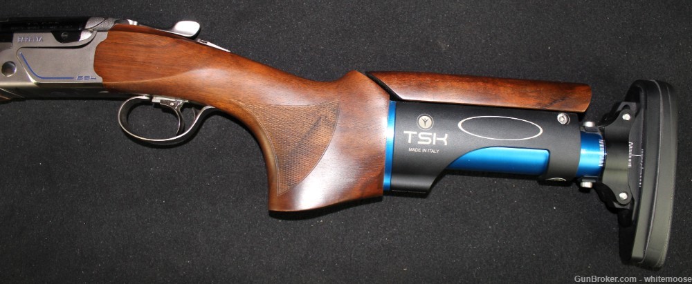 Beretta 694 Over Under TSK Stock 12 Gauge w/Case 30" USED-img-7