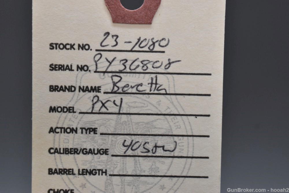 Beretta PX4 Storm Semi Auto Pistol 40 S&W W Spare Mag Box-img-1