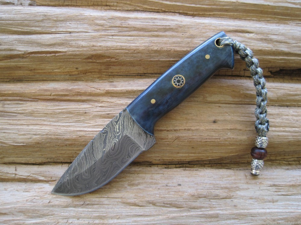 Damascus Handmade Hunting knife  #149B-img-1