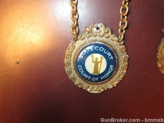 STATE COURT-COURT OF HONOR Badges, 1920's-img-2