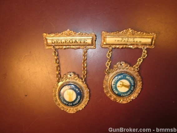 STATE COURT-COURT OF HONOR Badges, 1920's-img-4