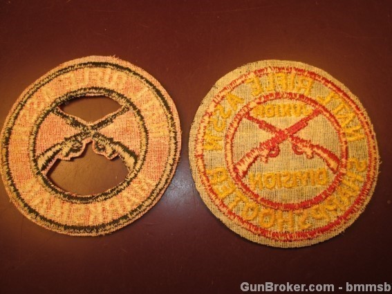 Two Vintage NRA Wool Patches-img-3