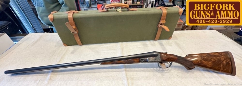Stunning Parker Bros. Shotgun DHE 12 gauge 30” w/ case!!-img-0