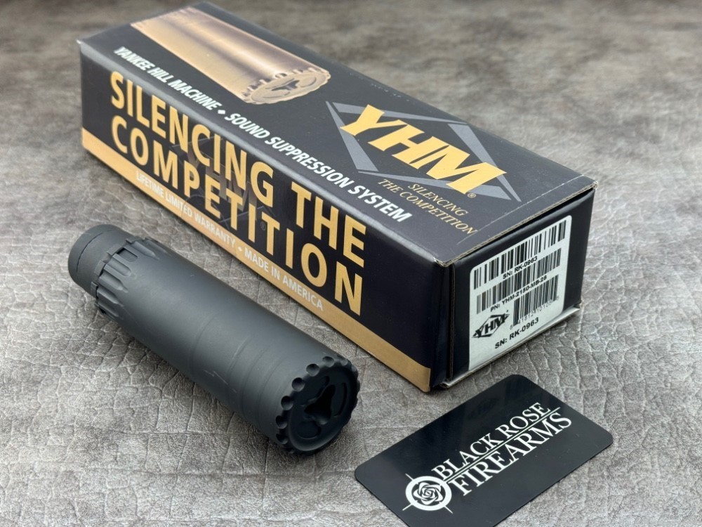 YHM Yankee Hill Resonator K .30 Cal Silencer w/ 1/2x28 Muzzle Device-img-0
