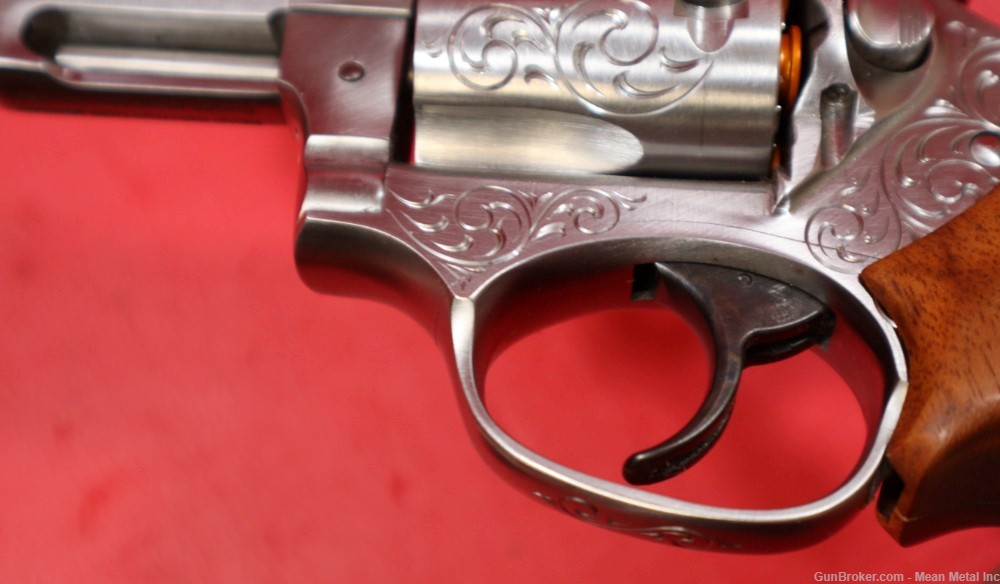 Ruger SP101 Stainless 9mm Engraved Custom Revolver PENNY START Tyler -img-16