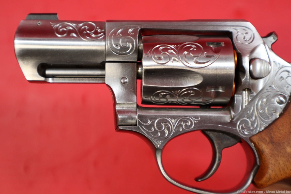 Ruger SP101 Stainless 9mm Engraved Custom Revolver PENNY START Tyler -img-7