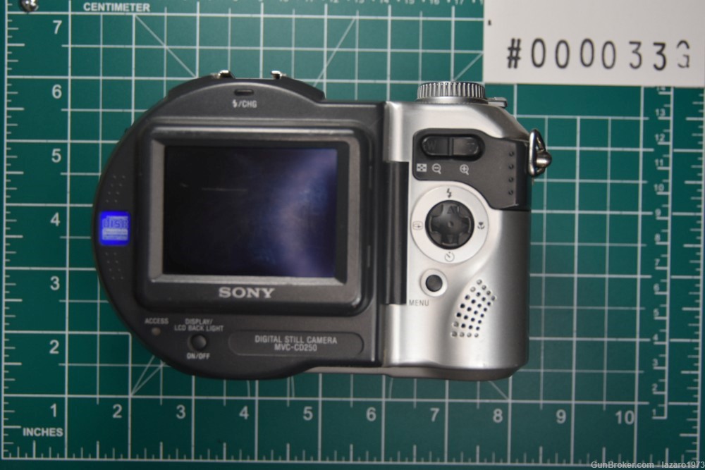 Sony Mavica model MVC-CD250 CD camera used, Item #000033G-img-2