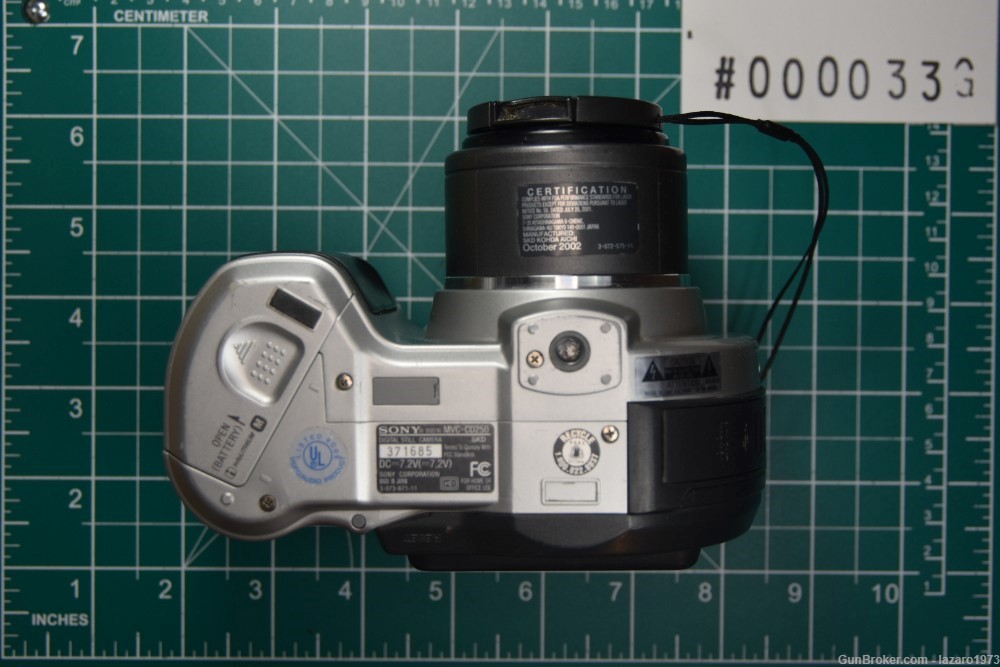 Sony Mavica model MVC-CD250 CD camera used, Item #000033G-img-6