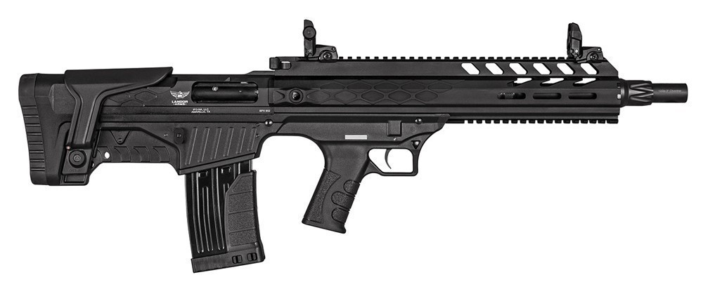 Landor Arms LDBPX9021218 BPX 902 12 Gauge 18.5" 5+1 2+1 Black Bullpup Stock-img-1