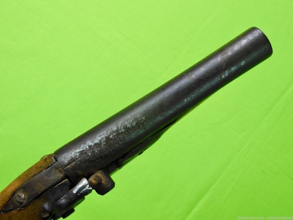 Auct Antique 19 Century Percussion Black Powder Pistol Handgun 200-img-6
