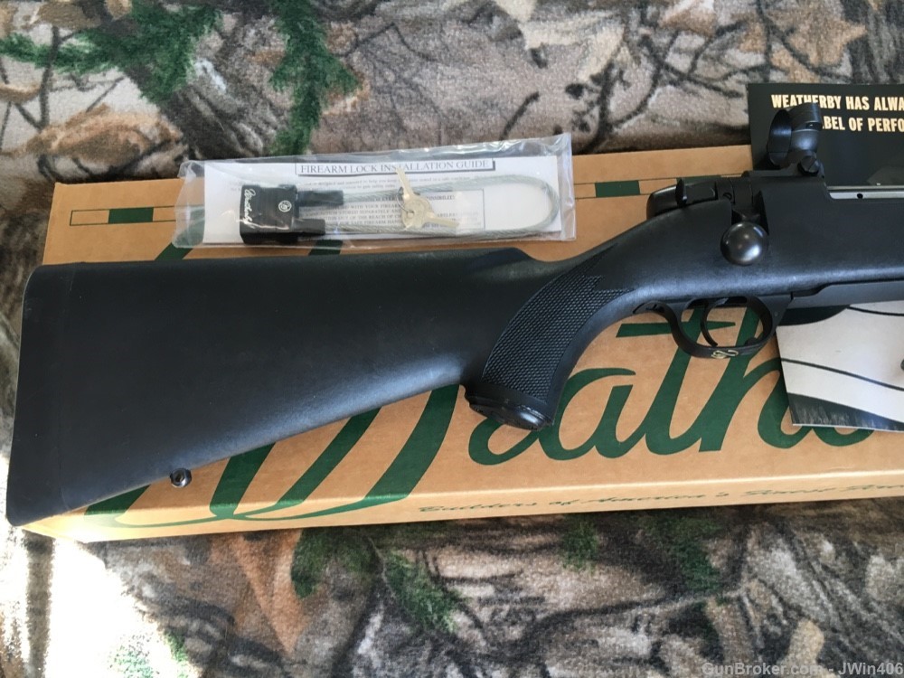 Weatherby Mark V Weathermark .270 Wby Mag 26" Synthetic Matte w/ Box-img-2