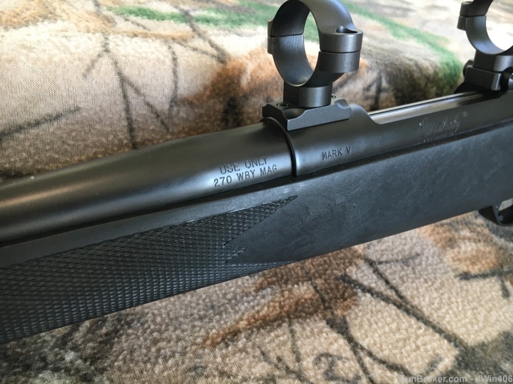 Weatherby Mark V Weathermark .270 Wby Mag 26" Synthetic Matte w/ Box-img-11