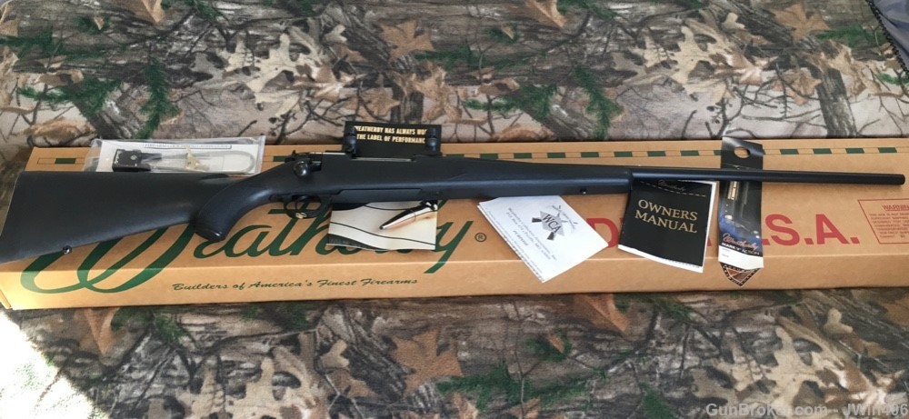 Weatherby Mark V Weathermark .270 Wby Mag 26" Synthetic Matte w/ Box-img-1