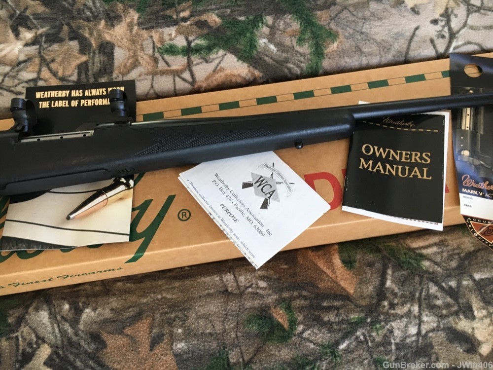 Weatherby Mark V Weathermark .270 Wby Mag 26" Synthetic Matte w/ Box-img-3