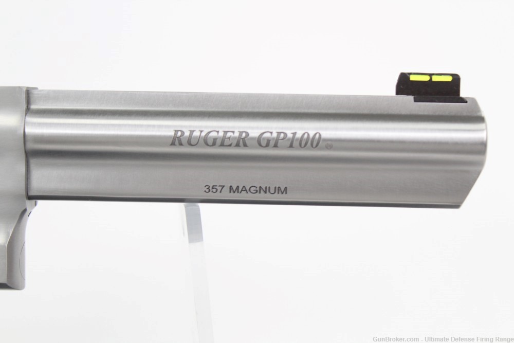 Excellent Ruger GP100 Stainless 357 Mag / 38 Spl with 6" Bbl Model 01707-img-12
