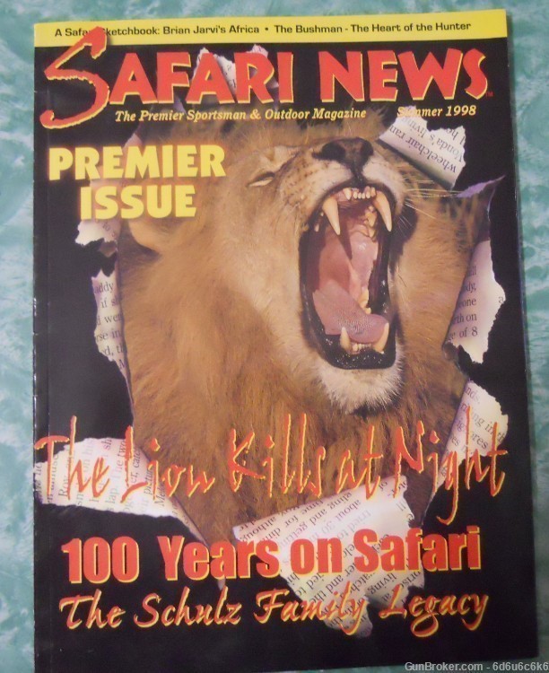 Safari News - Summer 1998 - premier issue-img-0